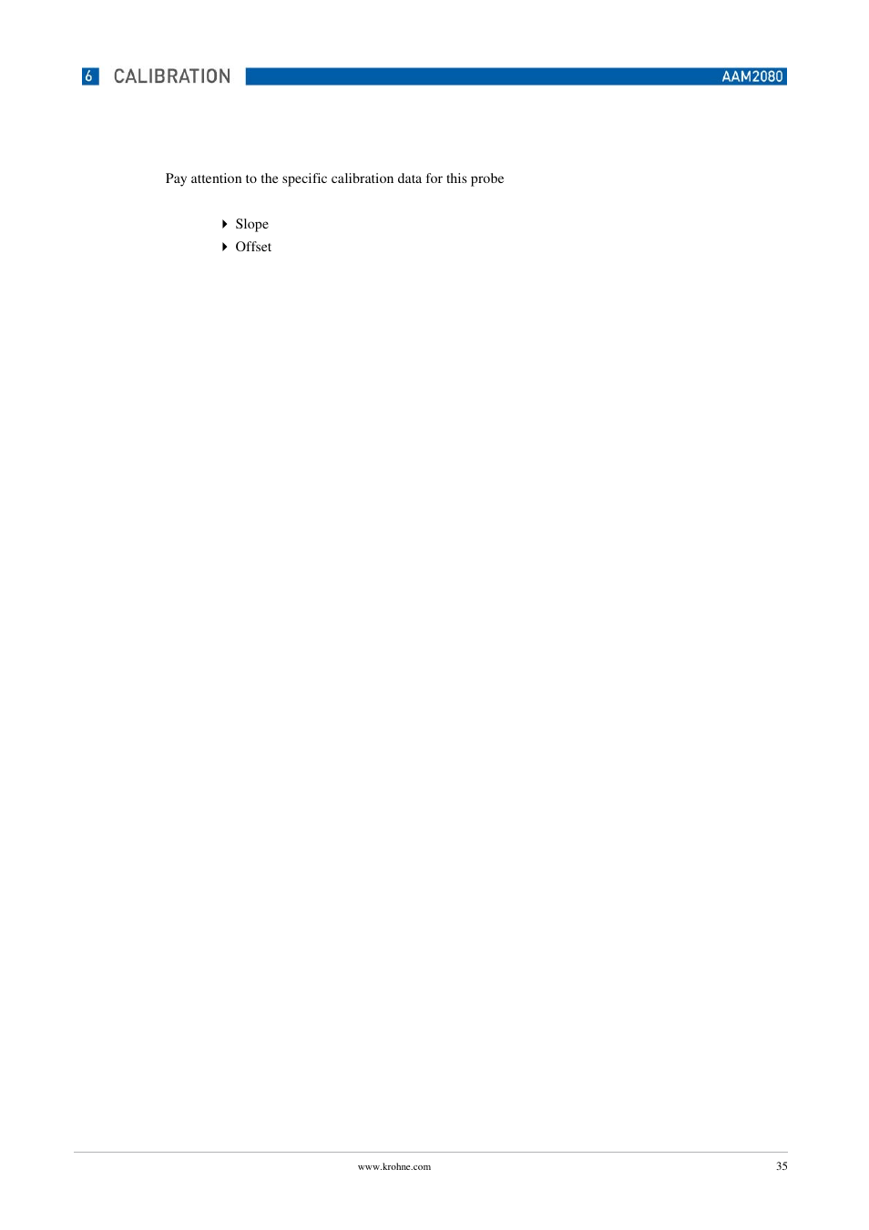 KROHNE OPTISENS PAM 2080 EN User Manual | Page 35 / 55