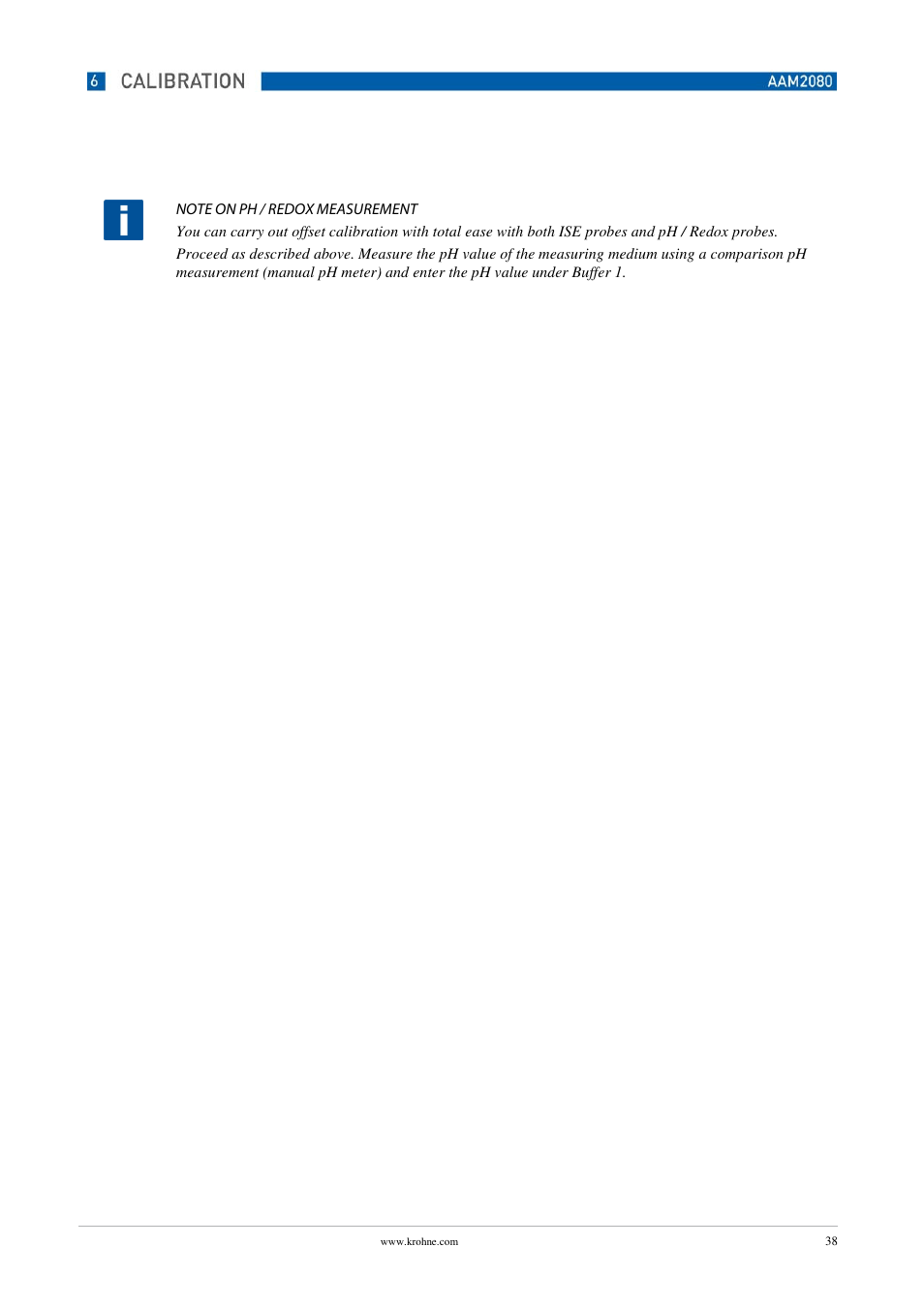 KROHNE OPTISENS PAM 2080 EN User Manual | Page 38 / 55