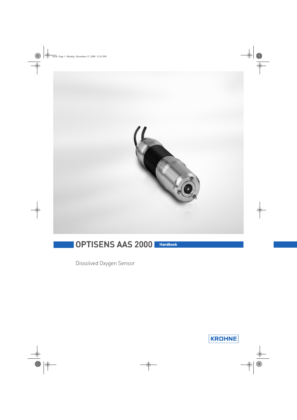 KROHNE OPTISENS AAS 2000 EN User Manual | 40 pages