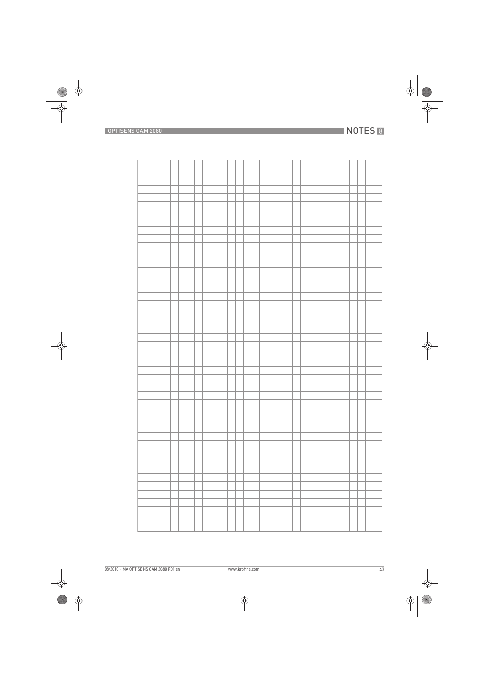 KROHNE OPTISENS OAM 2080 EN User Manual | Page 43 / 44