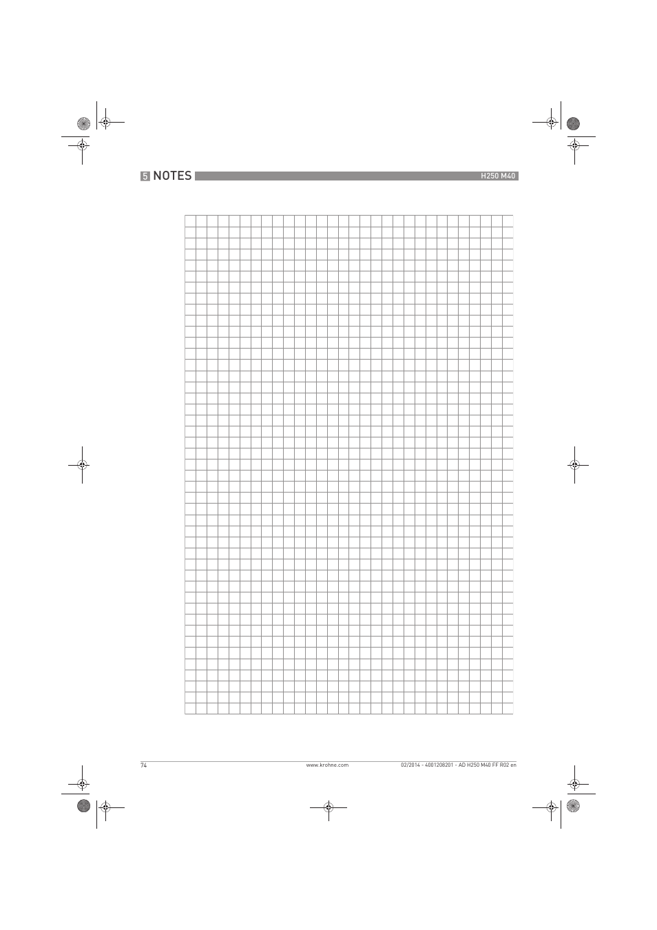 KROHNE H250 M40 FOUNDATION FIELDBUS User Manual | Page 74 / 76