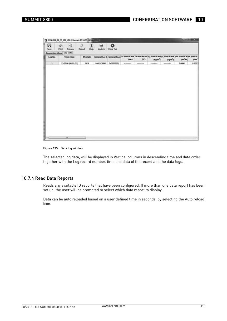 KROHNE Summit 8800 Vol 1 User Manual | Page 113 / 143