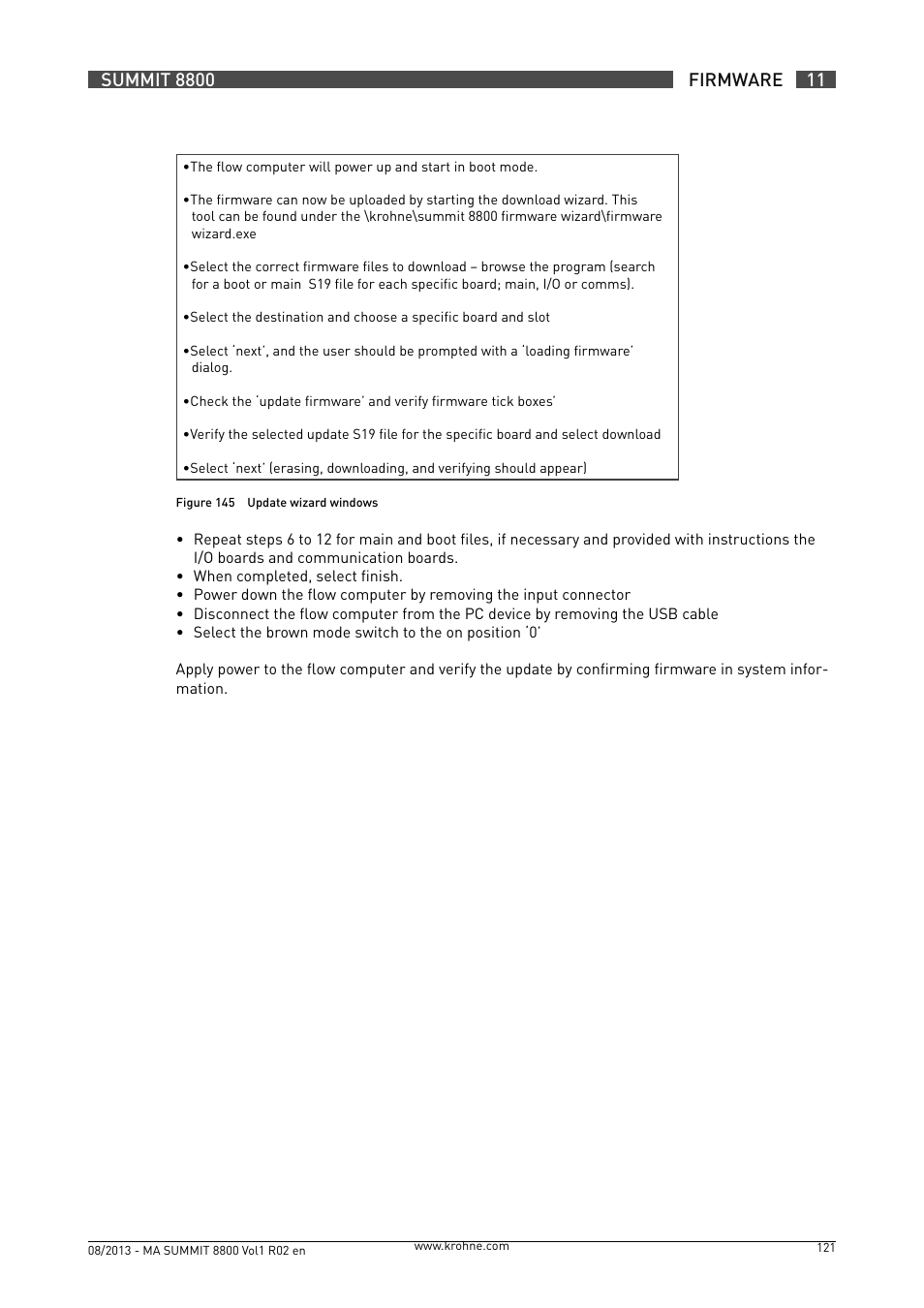 KROHNE Summit 8800 Vol 1 User Manual | Page 121 / 143