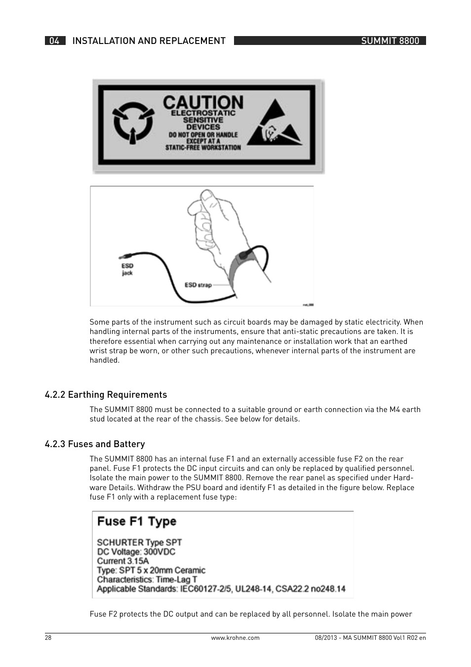 KROHNE Summit 8800 Vol 1 User Manual | Page 28 / 143