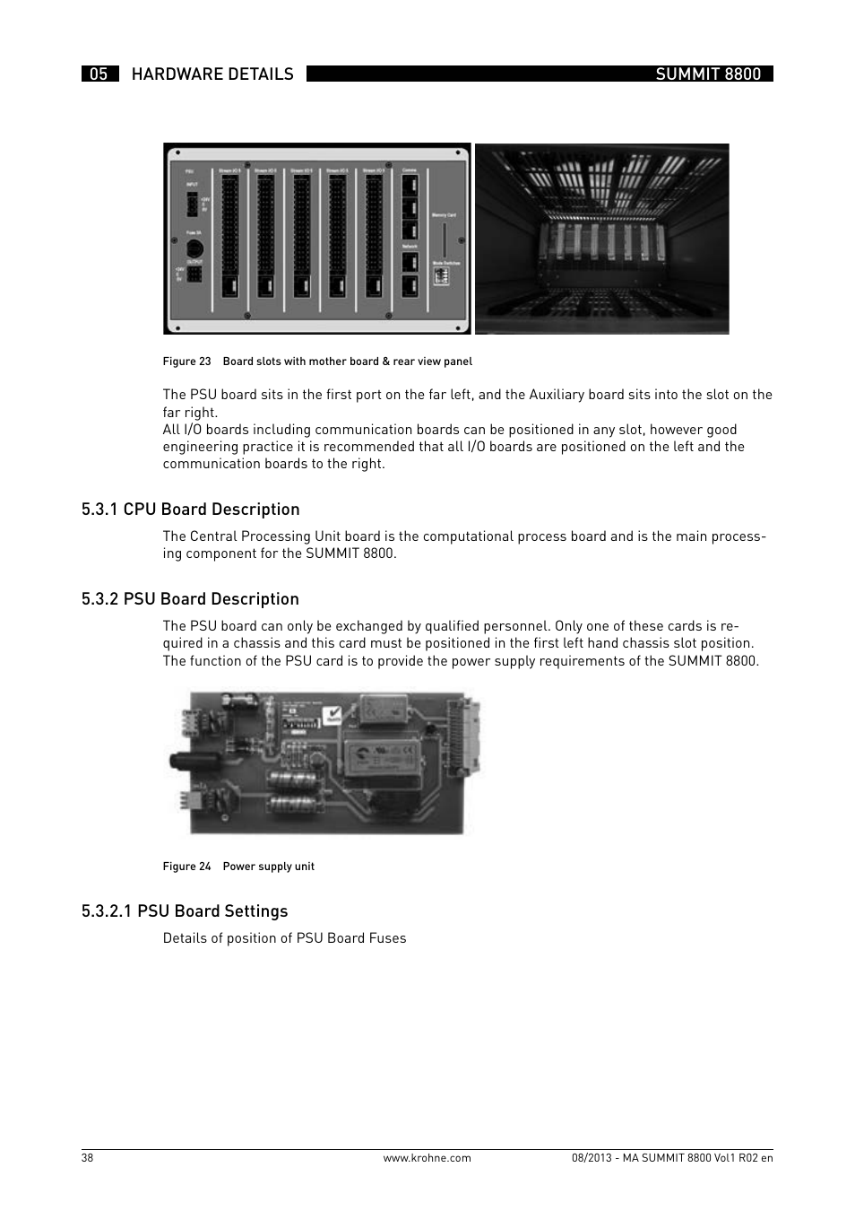 KROHNE Summit 8800 Vol 1 User Manual | Page 38 / 143