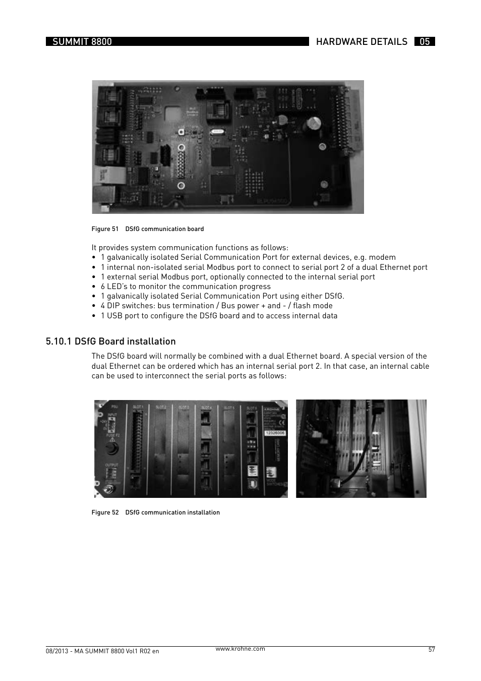 KROHNE Summit 8800 Vol 1 User Manual | Page 57 / 143