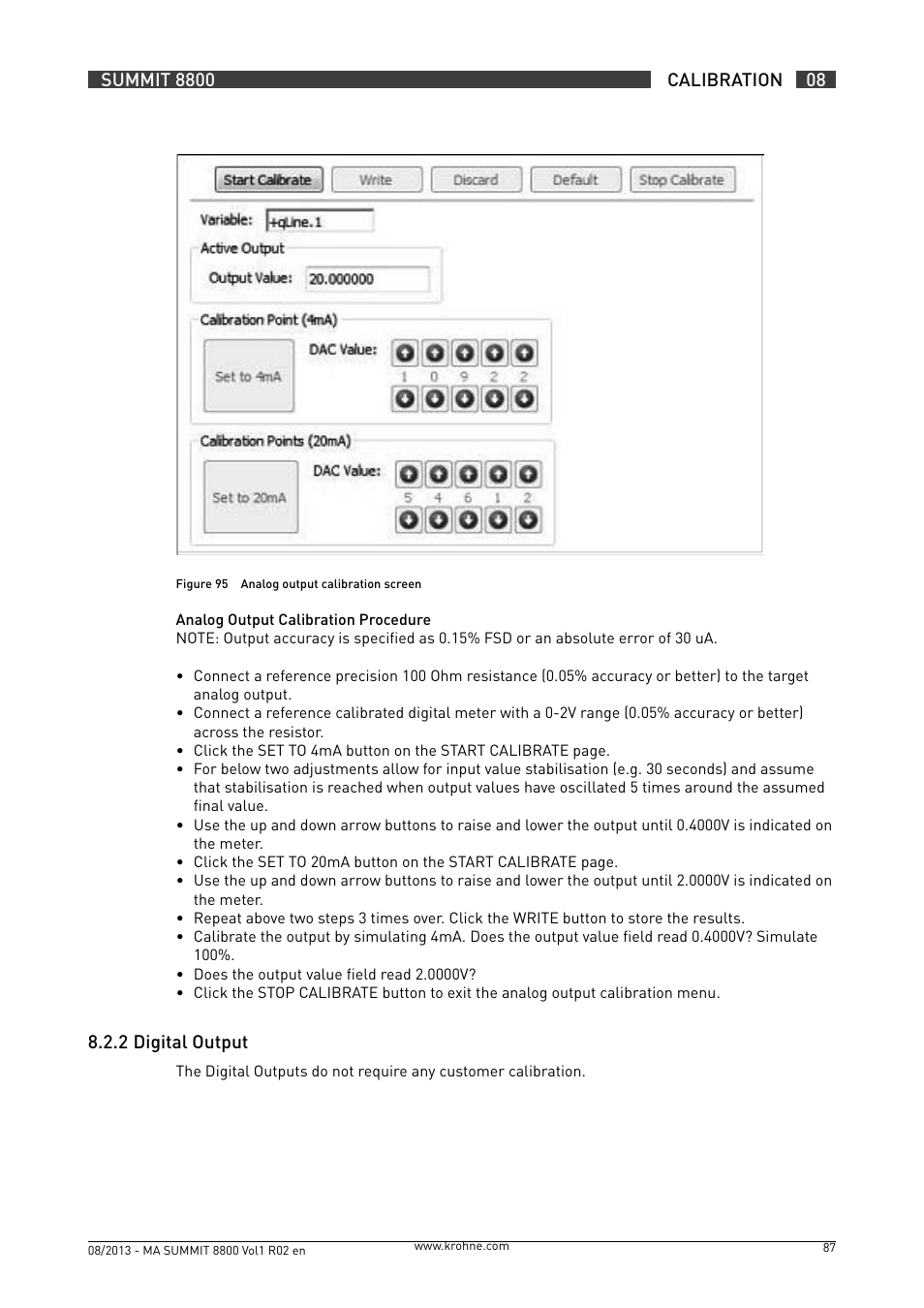 KROHNE Summit 8800 Vol 1 User Manual | Page 87 / 143