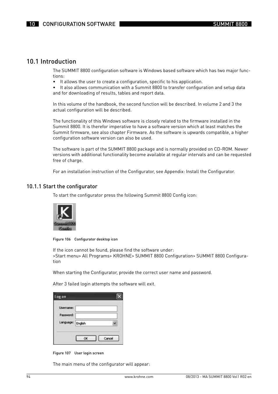 10 .1 introduction | KROHNE Summit 8800 Vol 1 User Manual | Page 94 / 143