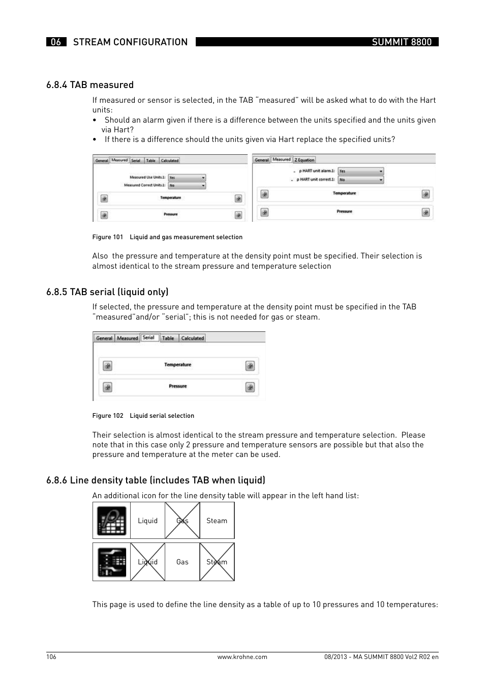 KROHNE Summit 8800 Vol 2 User Manual | Page 106 / 187