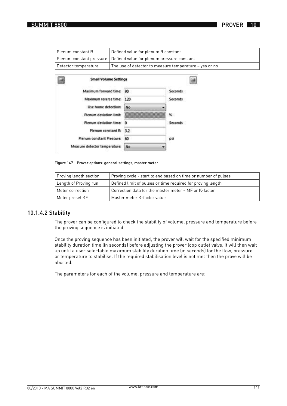 KROHNE Summit 8800 Vol 2 User Manual | Page 141 / 187