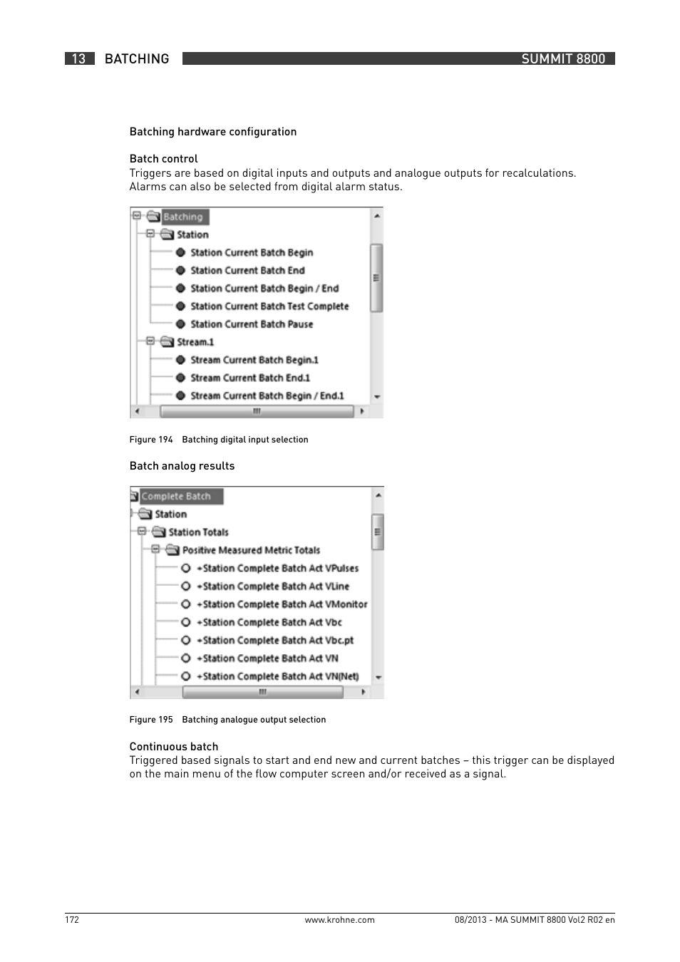 KROHNE Summit 8800 Vol 2 User Manual | Page 172 / 187