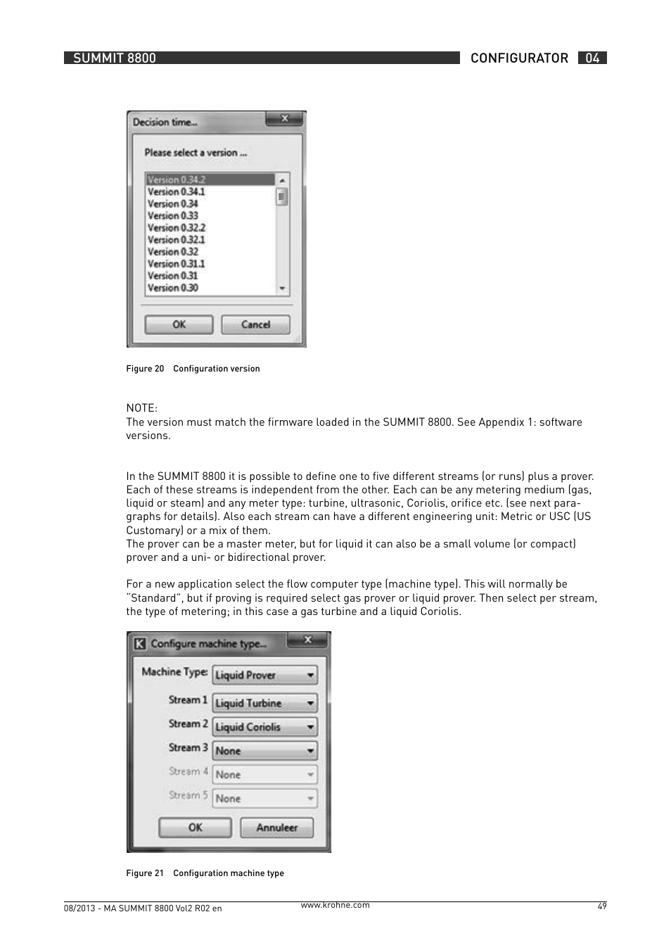 KROHNE Summit 8800 Vol 2 User Manual | Page 49 / 187