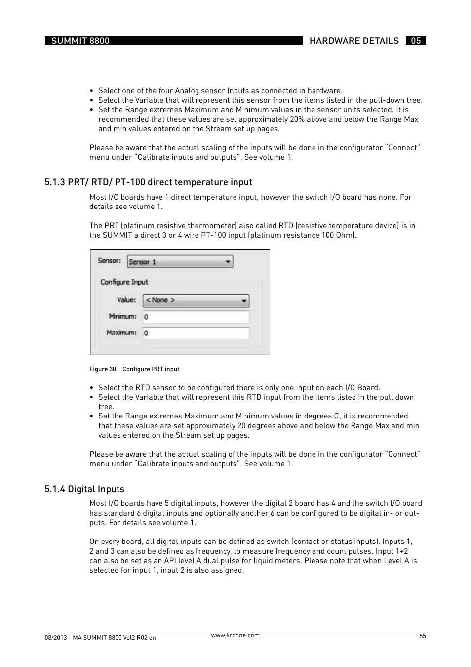 KROHNE Summit 8800 Vol 2 User Manual | Page 55 / 187