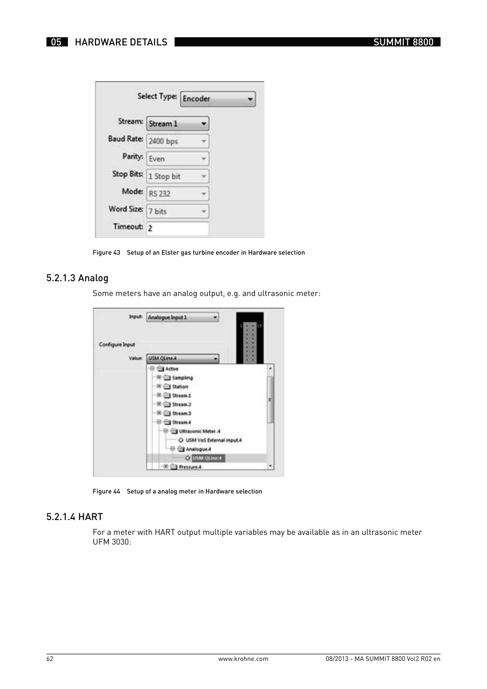 KROHNE Summit 8800 Vol 2 User Manual | Page 62 / 187