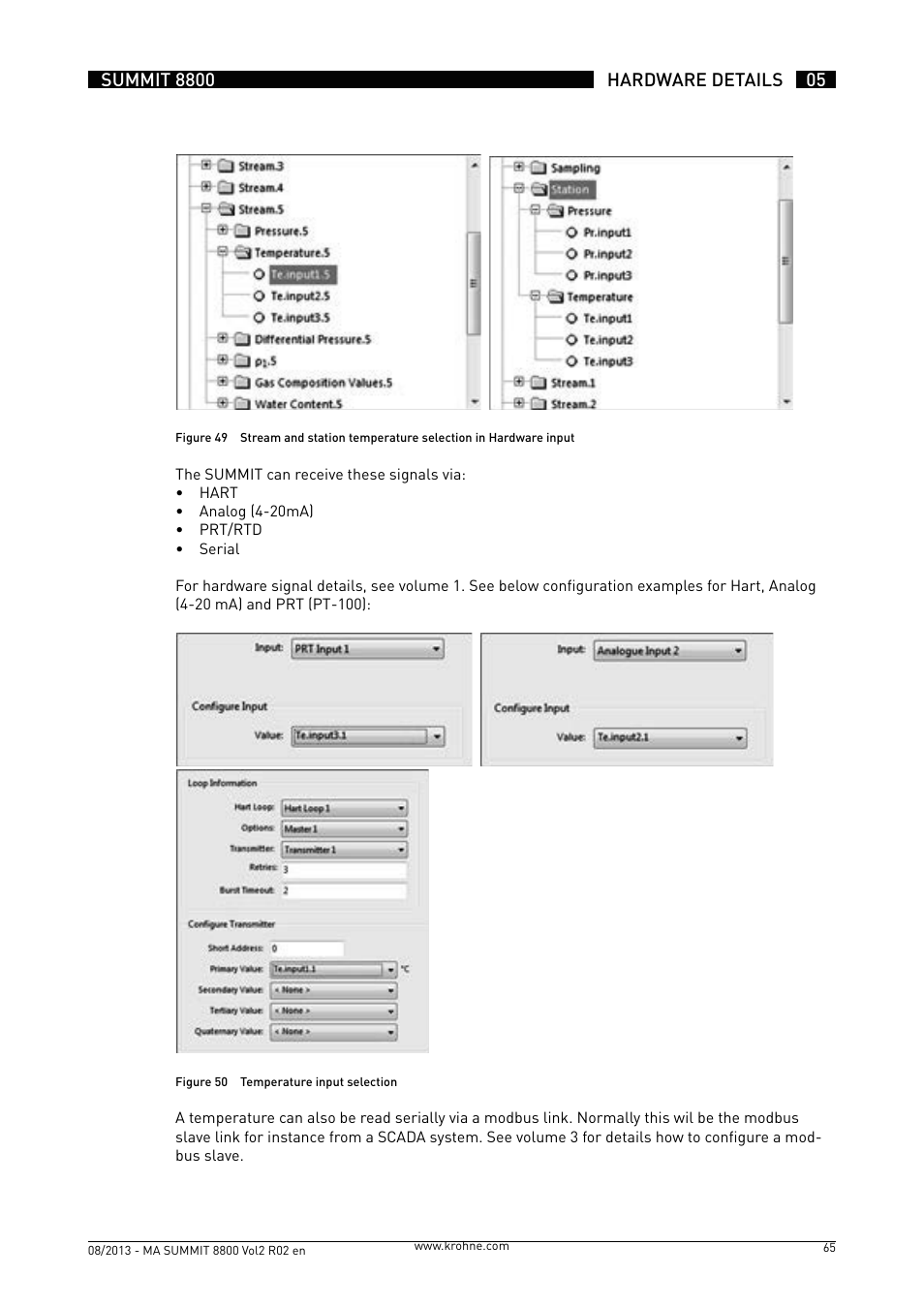 KROHNE Summit 8800 Vol 2 User Manual | Page 65 / 187