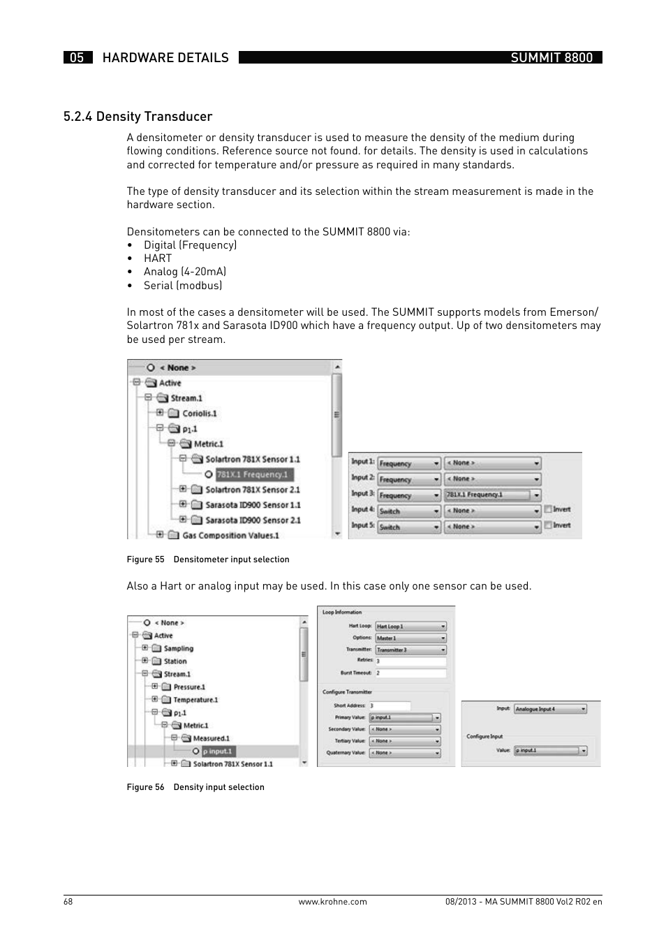 KROHNE Summit 8800 Vol 2 User Manual | Page 68 / 187