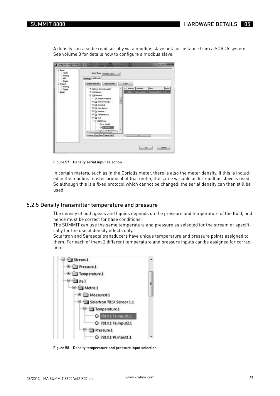 KROHNE Summit 8800 Vol 2 User Manual | Page 69 / 187