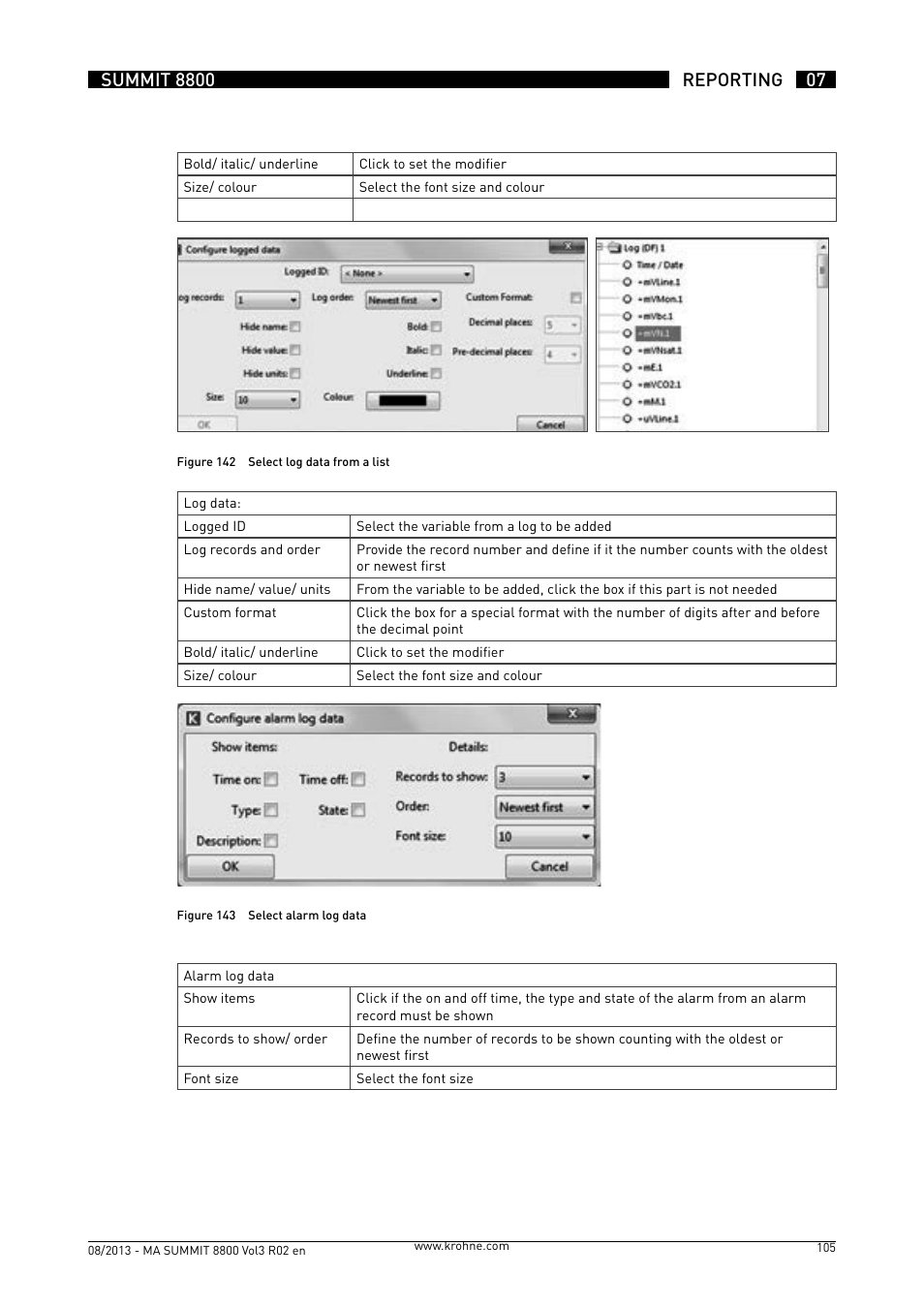 KROHNE Summit 8800 Vol 3 User Manual | Page 105 / 171