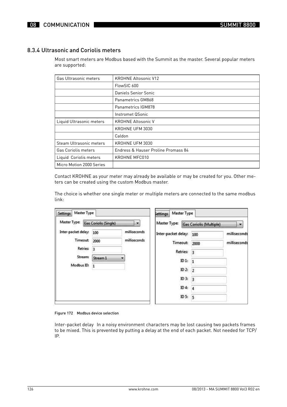 KROHNE Summit 8800 Vol 3 User Manual | Page 126 / 171