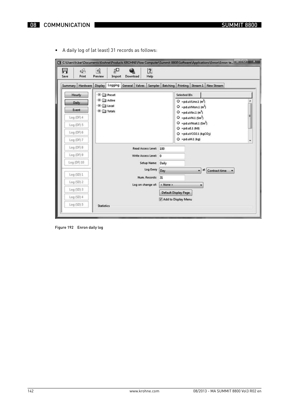 KROHNE Summit 8800 Vol 3 User Manual | Page 142 / 171