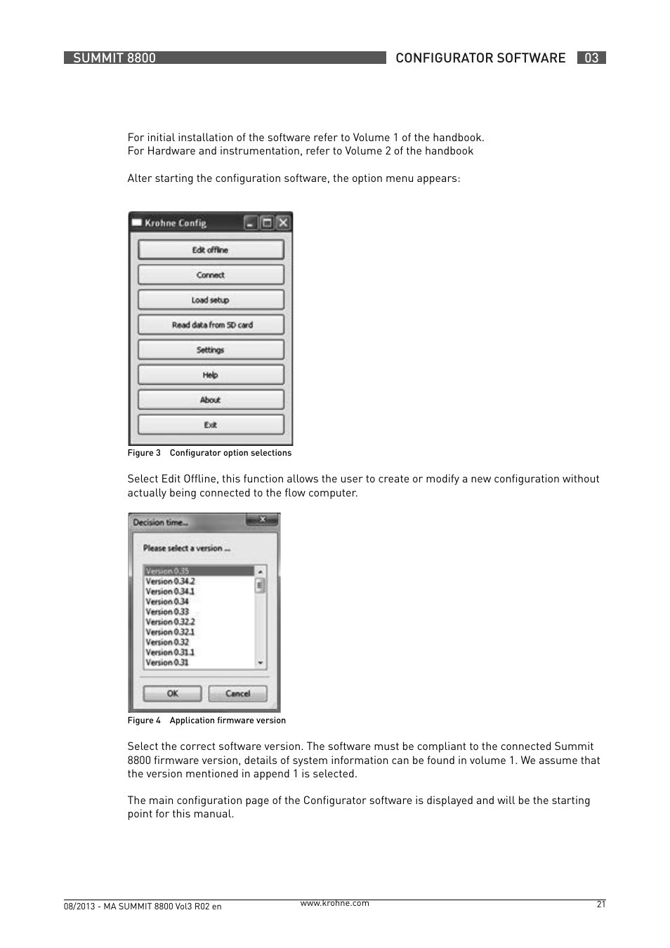 KROHNE Summit 8800 Vol 3 User Manual | Page 21 / 171