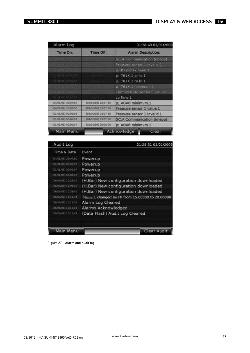 KROHNE Summit 8800 Vol 3 User Manual | Page 37 / 171