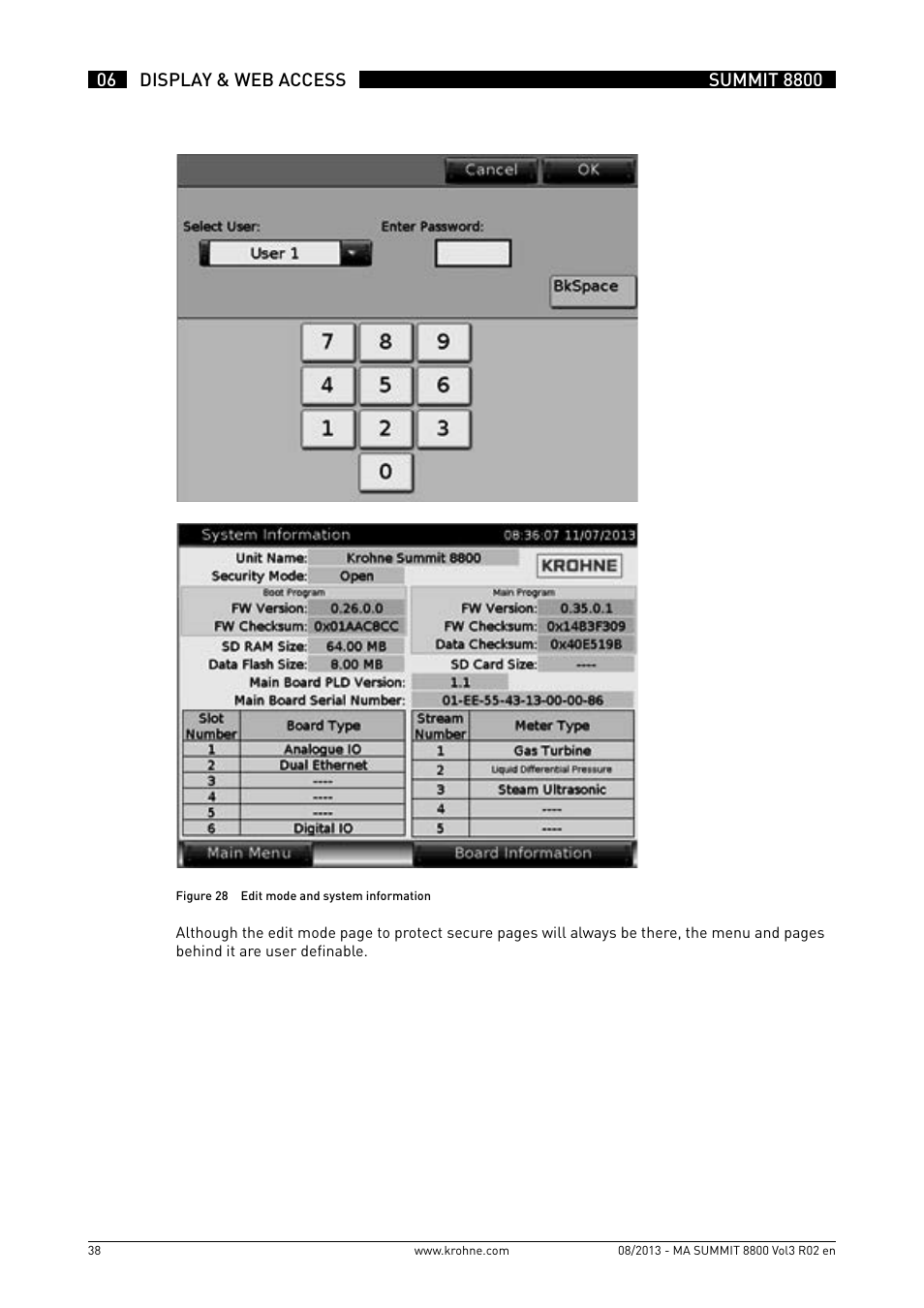 KROHNE Summit 8800 Vol 3 User Manual | Page 38 / 171