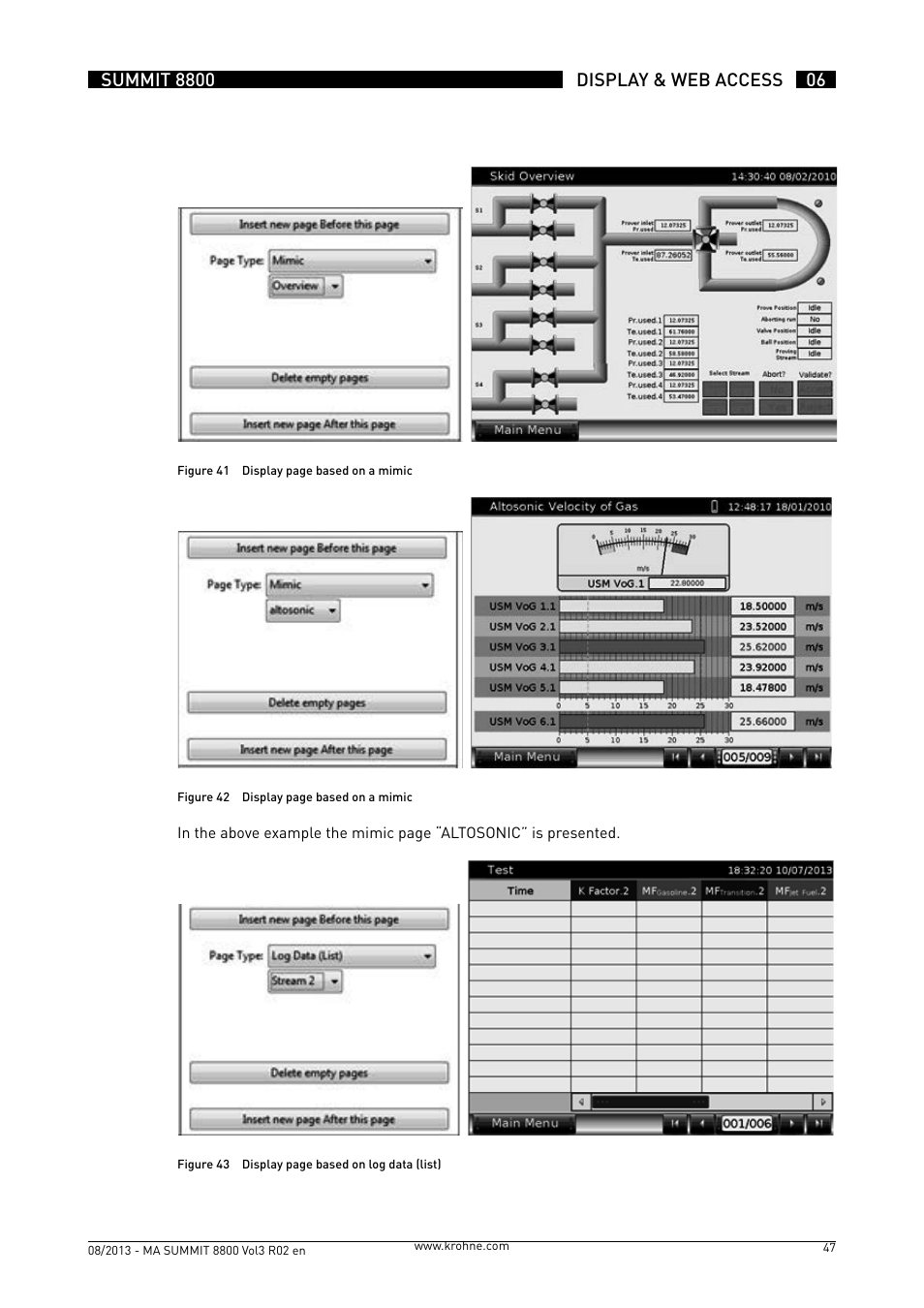 KROHNE Summit 8800 Vol 3 User Manual | Page 47 / 171