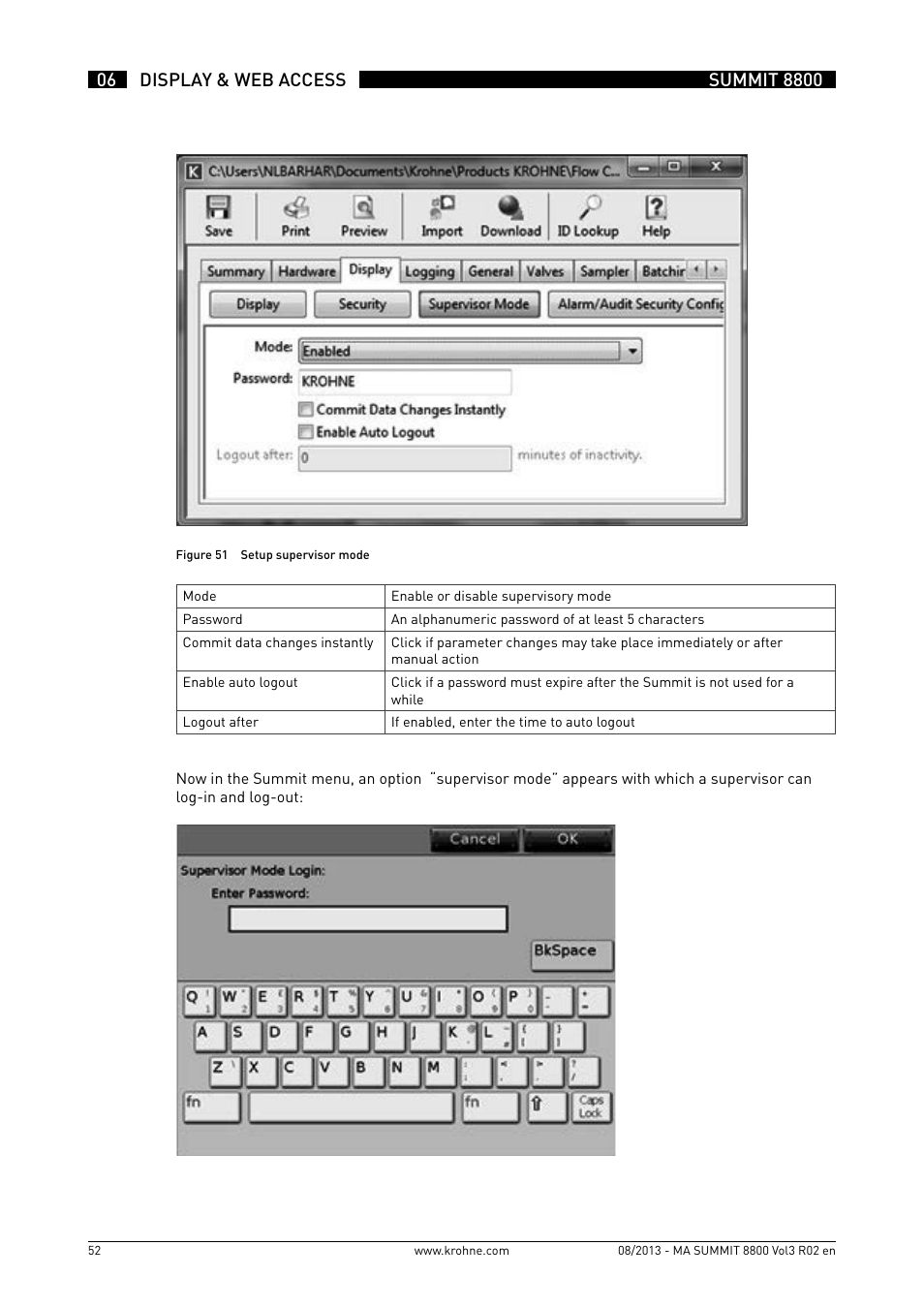 KROHNE Summit 8800 Vol 3 User Manual | Page 52 / 171