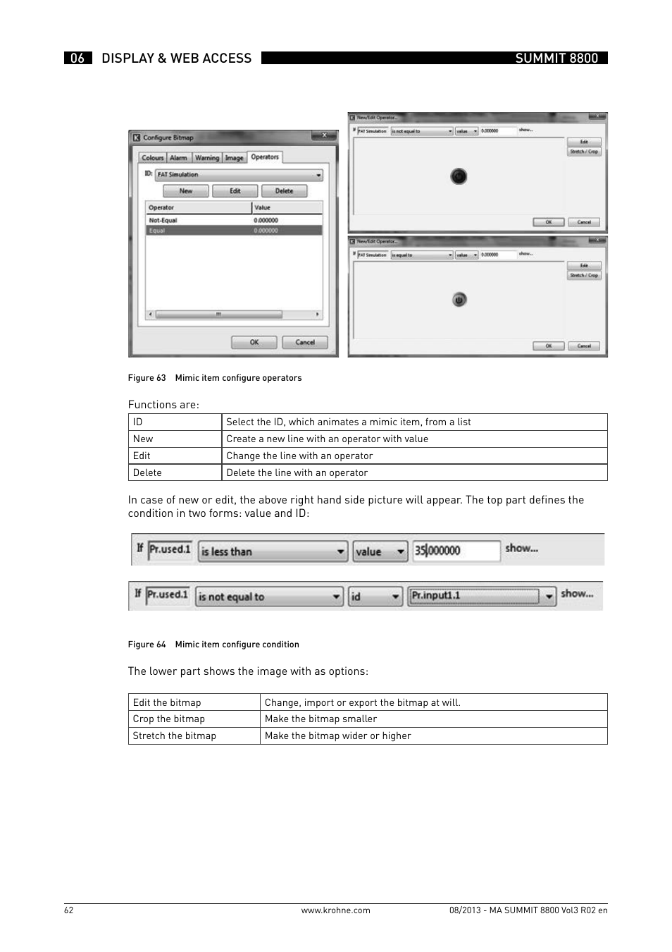 KROHNE Summit 8800 Vol 3 User Manual | Page 62 / 171