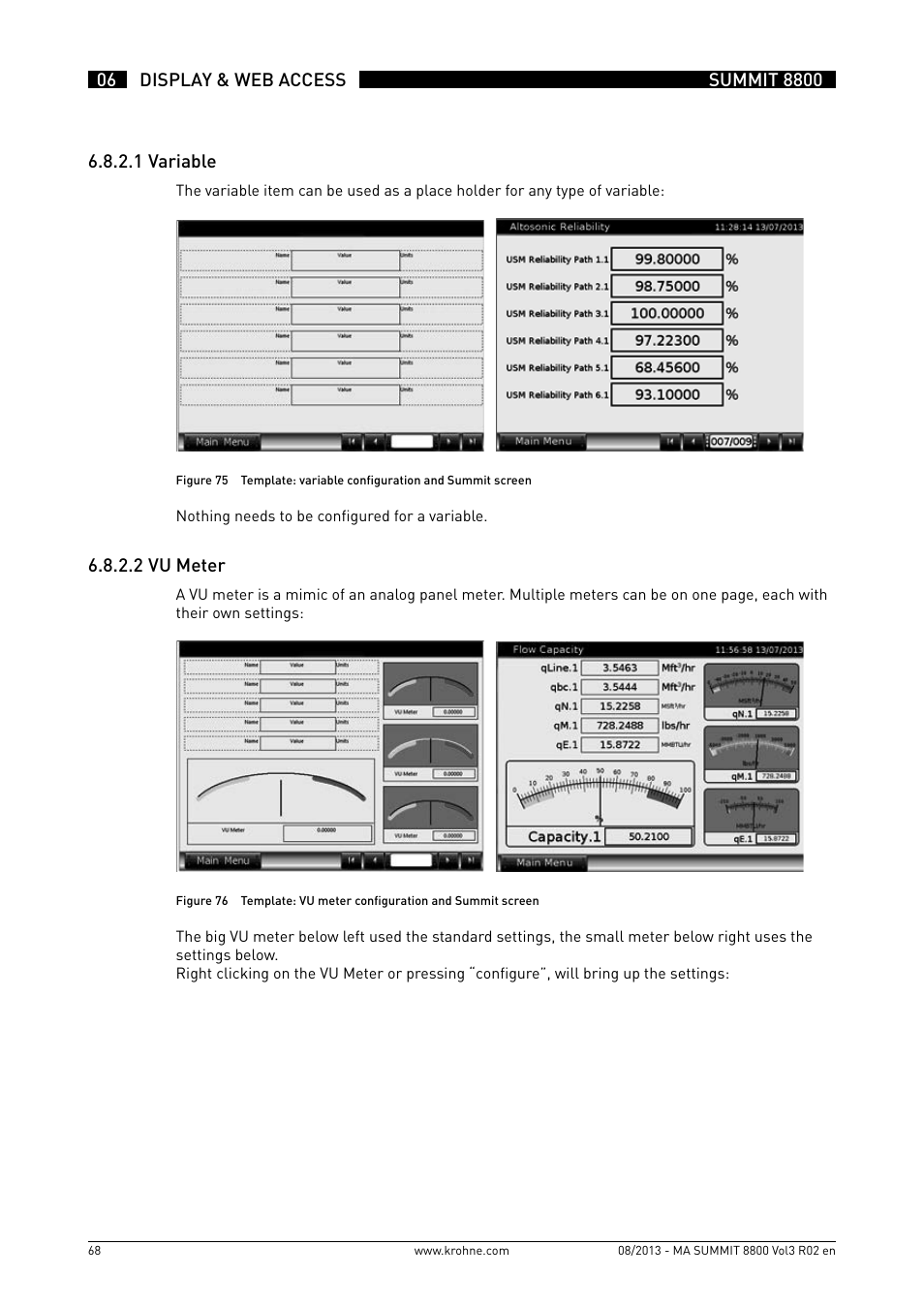 KROHNE Summit 8800 Vol 3 User Manual | Page 68 / 171