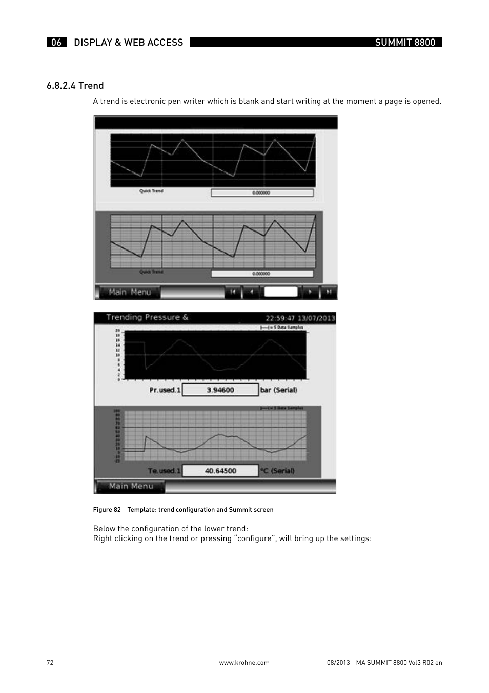 KROHNE Summit 8800 Vol 3 User Manual | Page 72 / 171