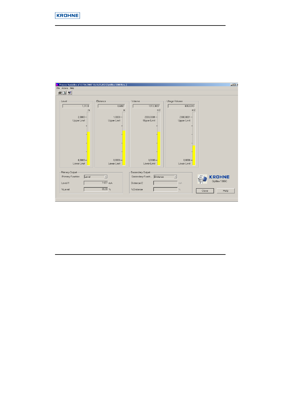 KROHNE OPTIFLEX Hart User Manual | Page 39 / 42