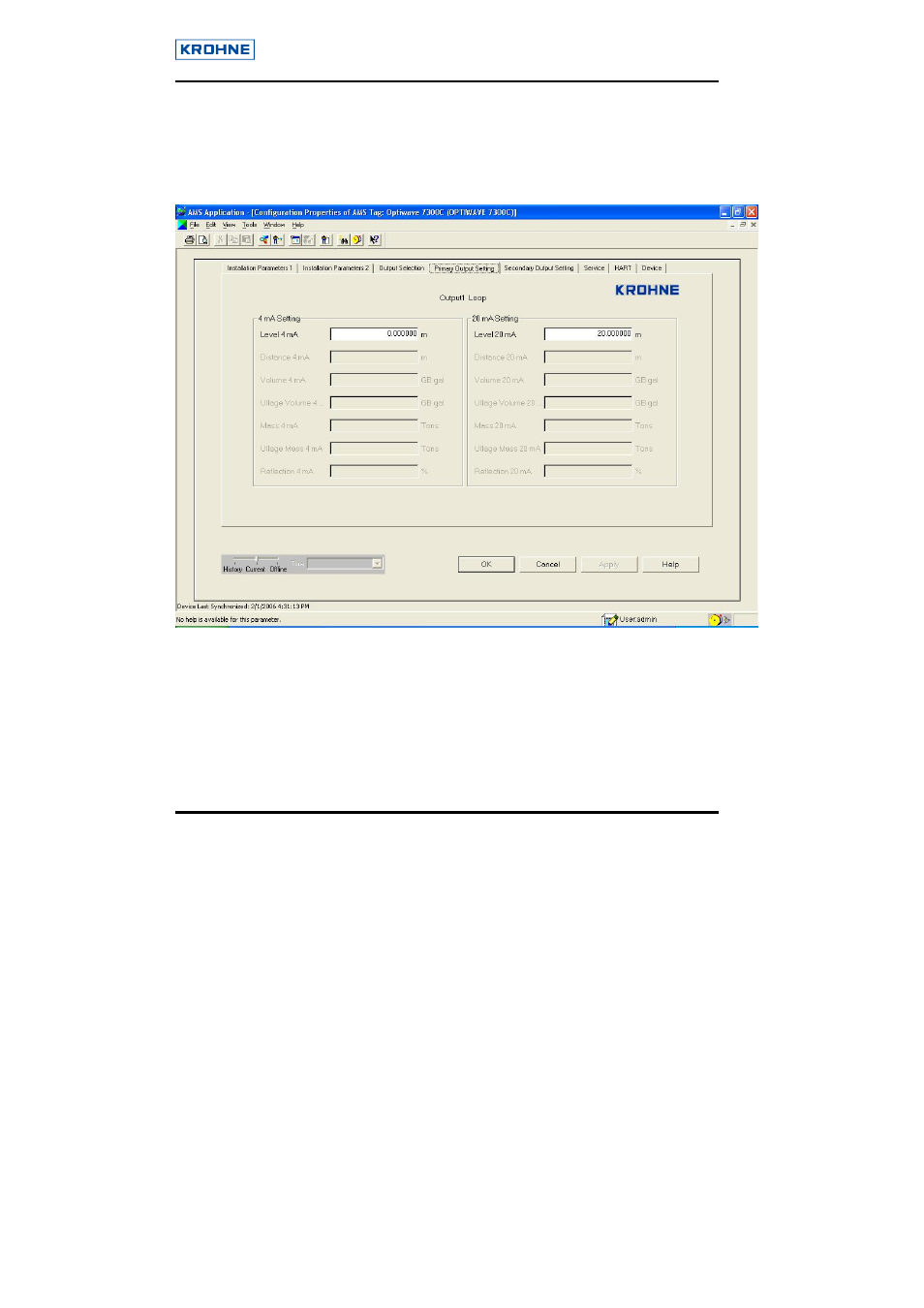 KROHNE OPTIWAVE Hart User Manual | Page 26 / 34