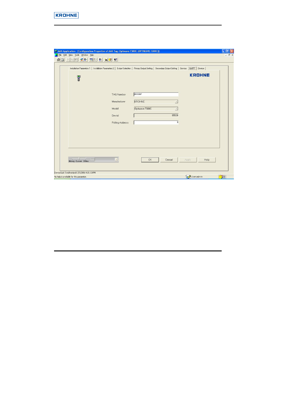 KROHNE OPTIWAVE Hart User Manual | Page 29 / 34