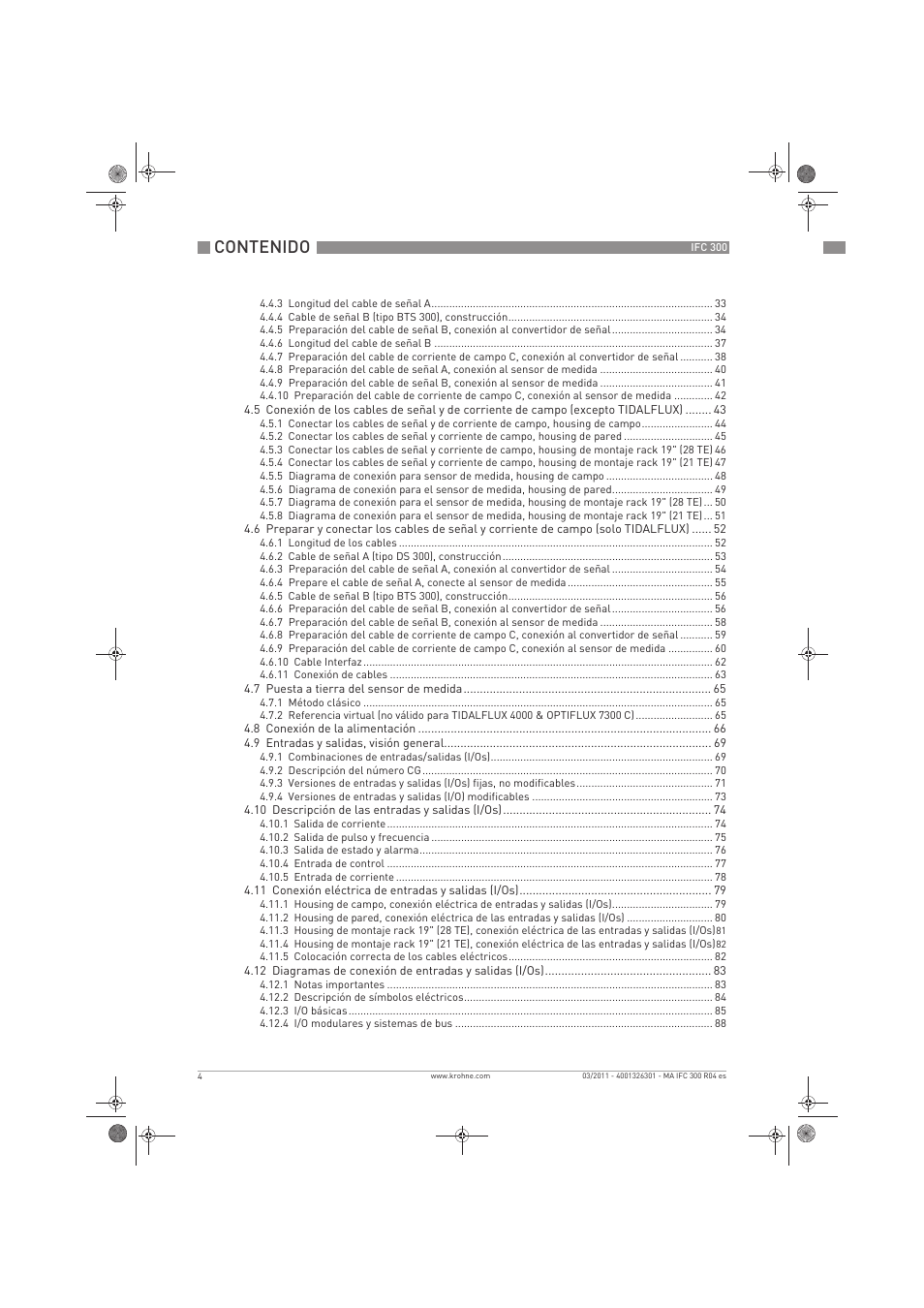 KROHNE IFC 300 Converter ES User Manual | Page 4 / 196