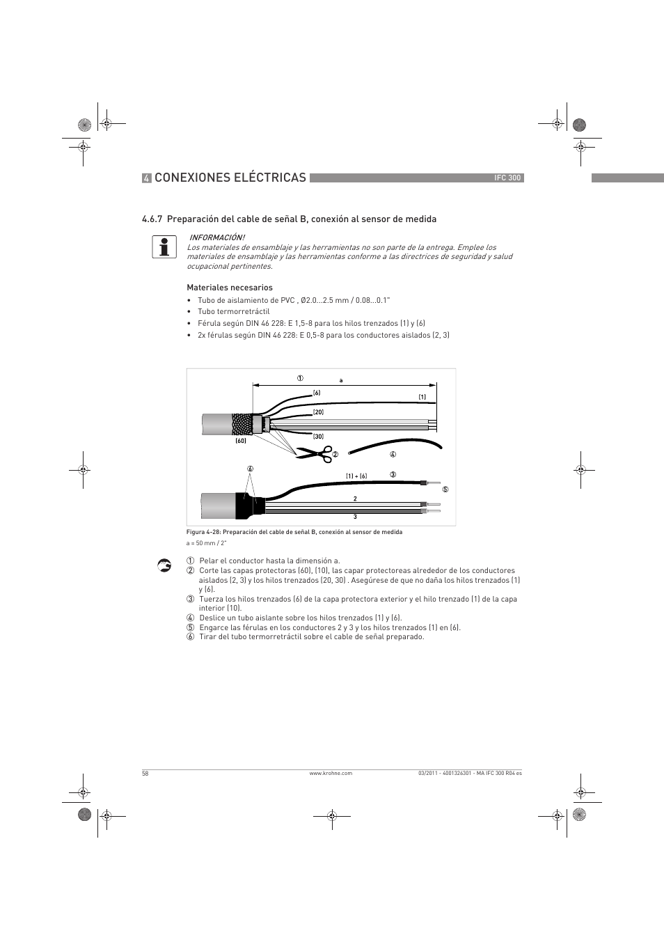 Conexiones eléctricas | KROHNE IFC 300 Converter ES User Manual | Page 58 / 196