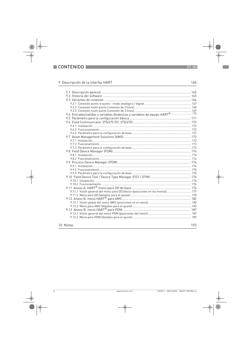 KROHNE IFC 300 Converter ES User Manual | Page 6 / 196
