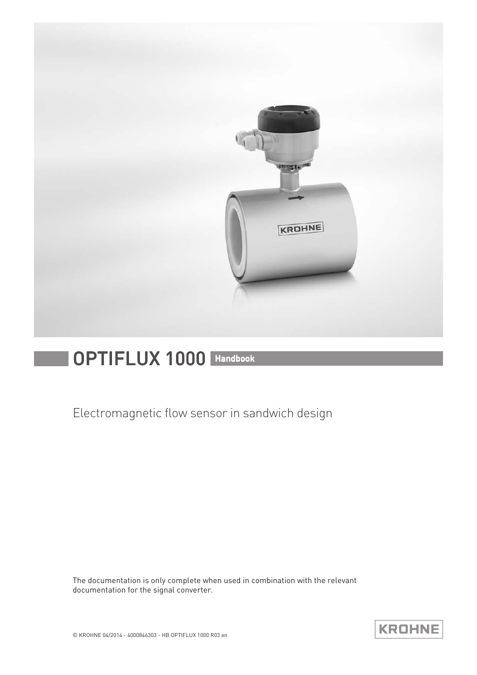 KROHNE OPTIFLUX 1000 EN User Manual | 32 pages