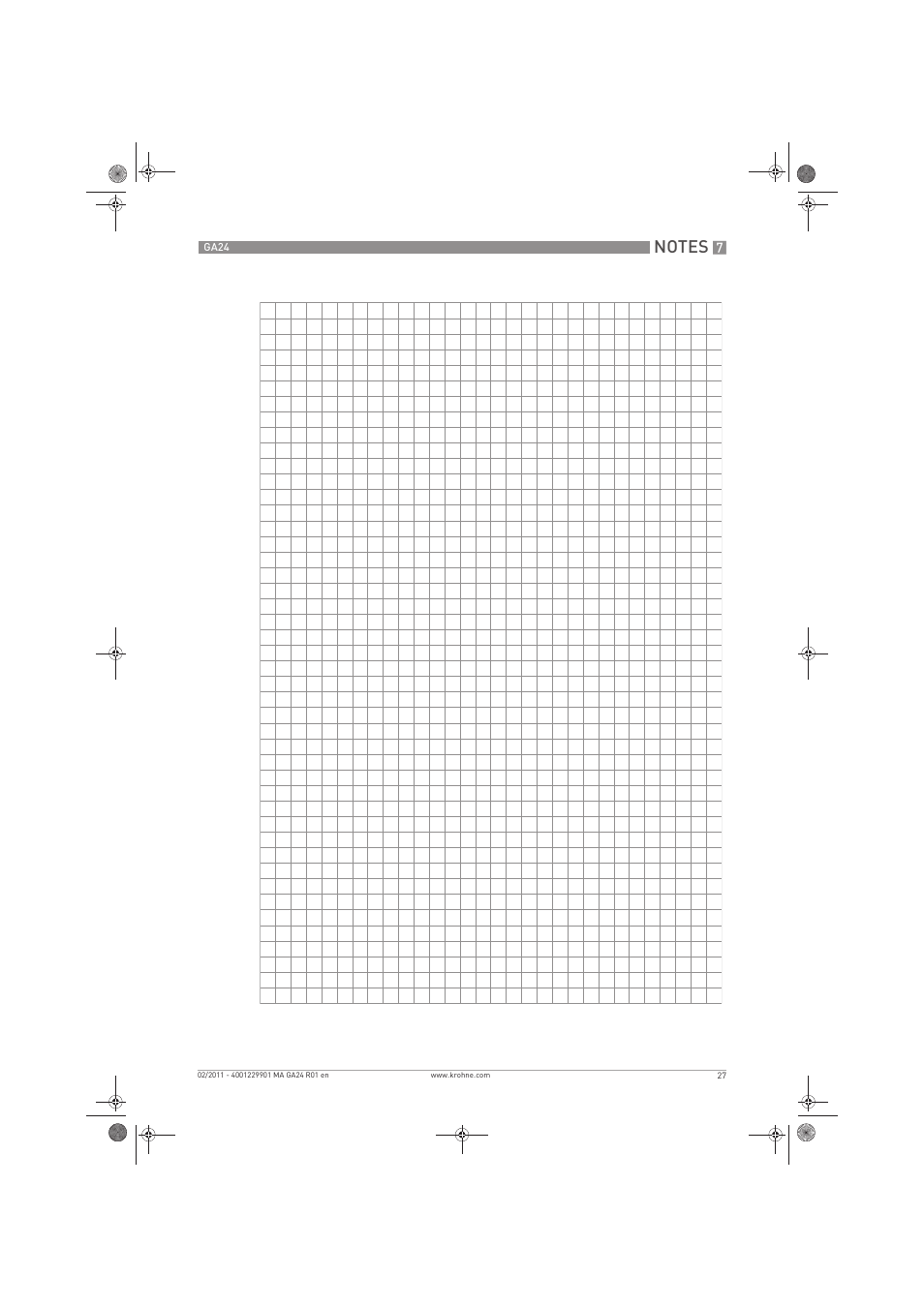 KROHNE GA 24 EN User Manual | Page 27 / 28