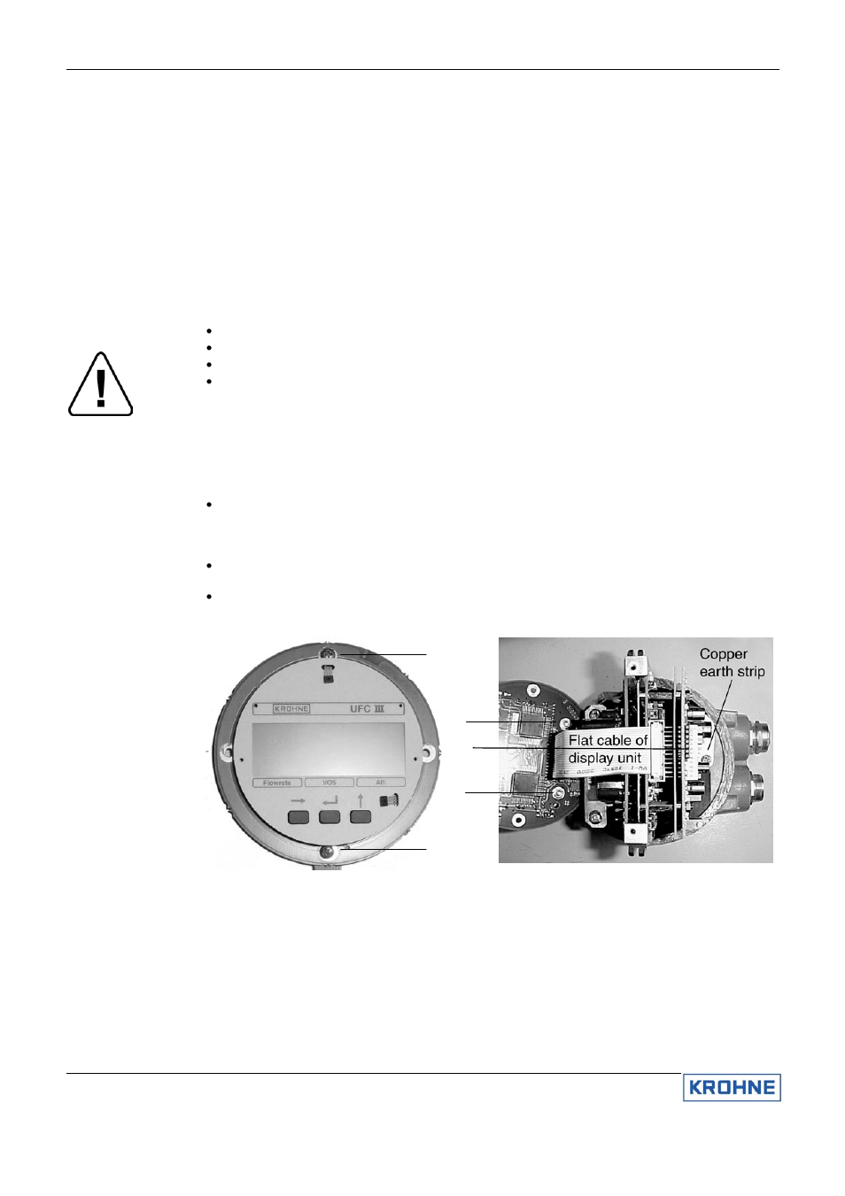 Service and maintenance | KROHNE ALTOSONIC III EN User Manual | Page 33 / 43