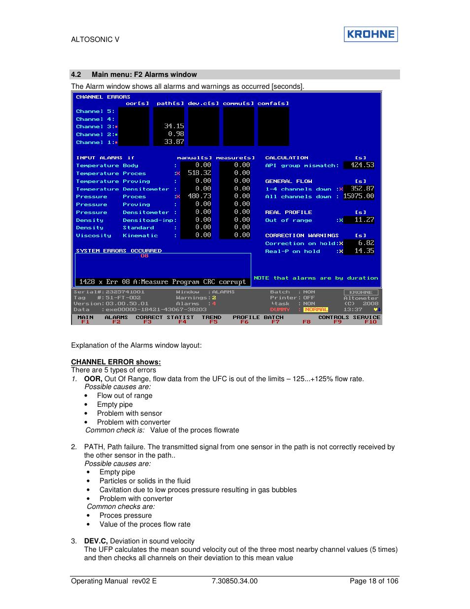 KROHNE ALTOSONIC V EN User Manual | Page 18 / 106