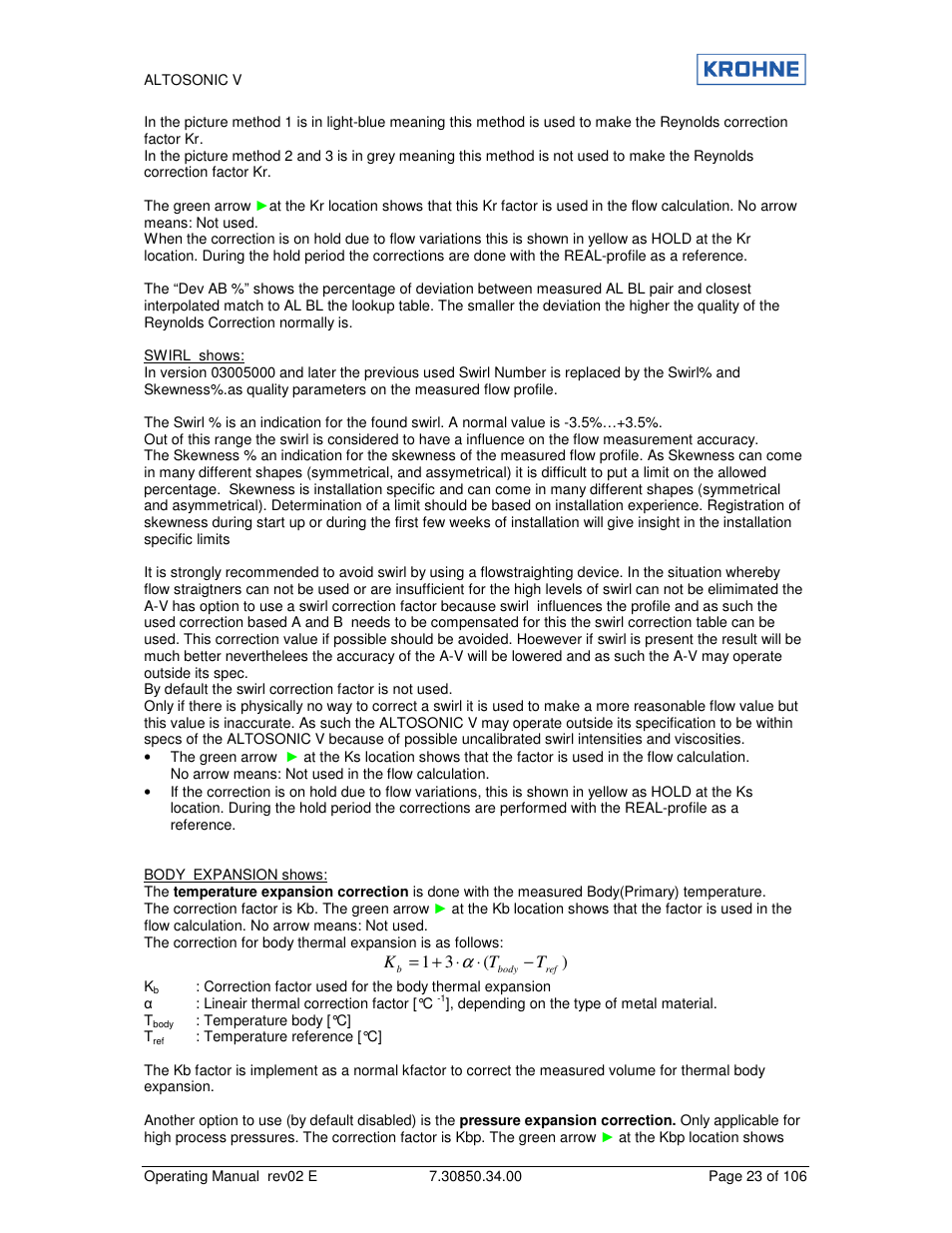 KROHNE ALTOSONIC V EN User Manual | Page 23 / 106