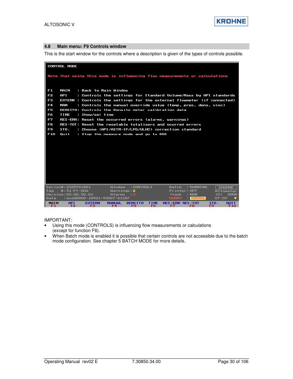 KROHNE ALTOSONIC V EN User Manual | Page 30 / 106