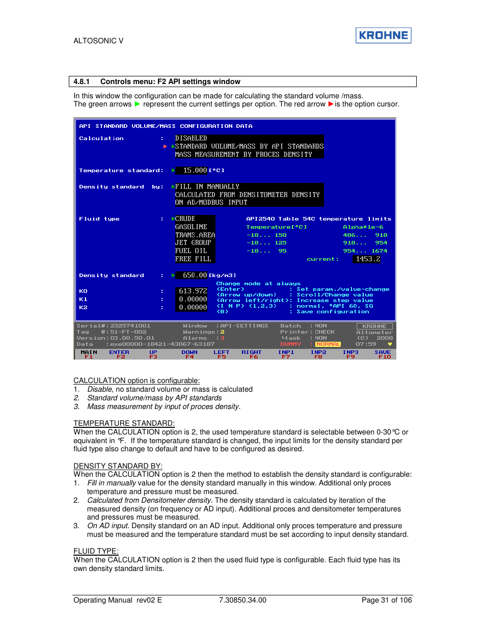 KROHNE ALTOSONIC V EN User Manual | Page 31 / 106