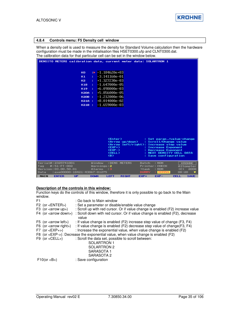 KROHNE ALTOSONIC V EN User Manual | Page 35 / 106