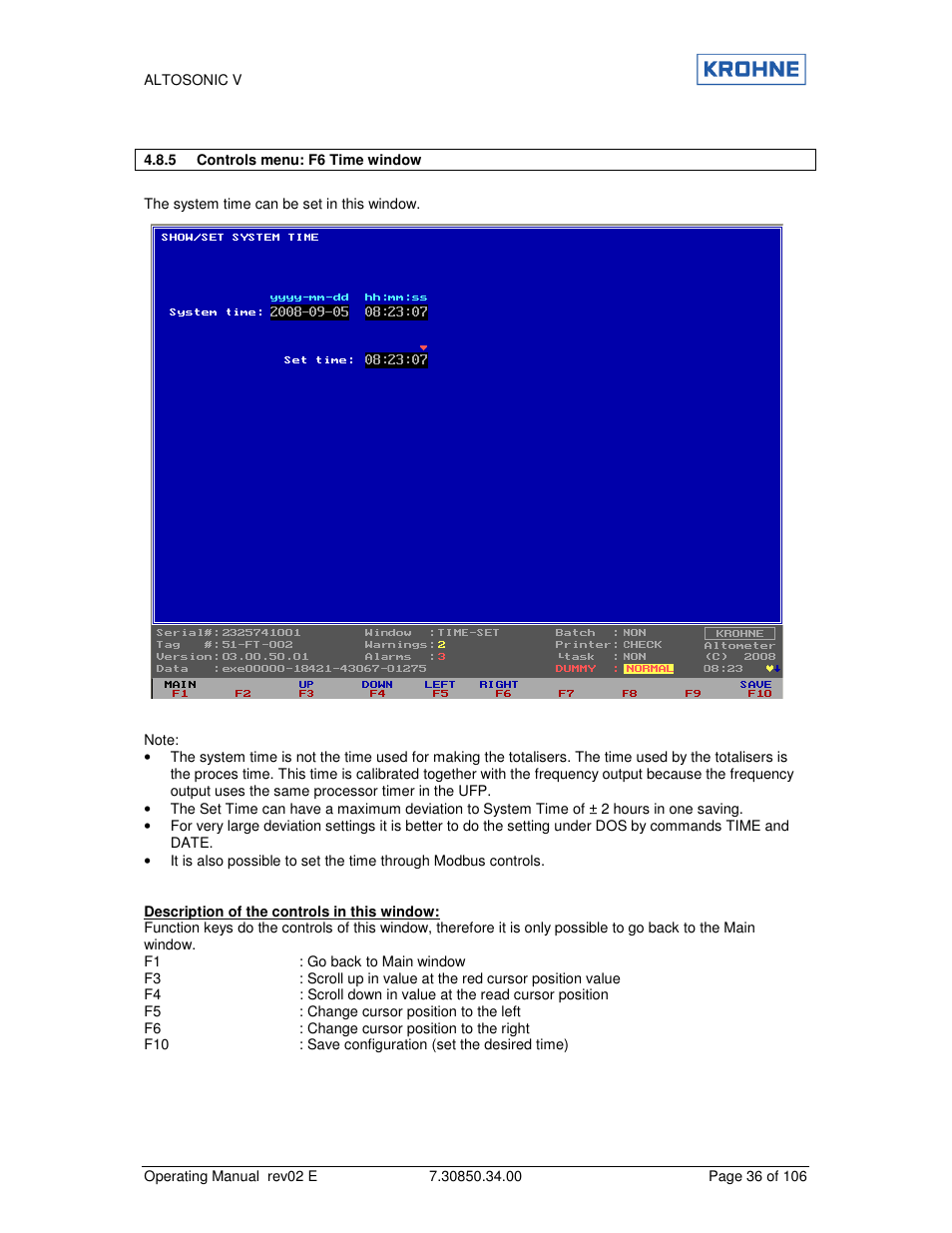 KROHNE ALTOSONIC V EN User Manual | Page 36 / 106