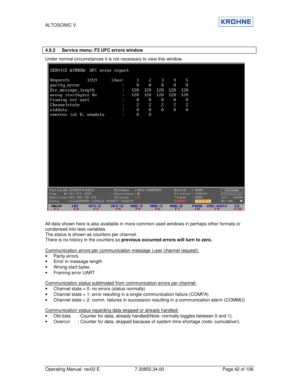 KROHNE ALTOSONIC V EN User Manual | Page 42 / 106