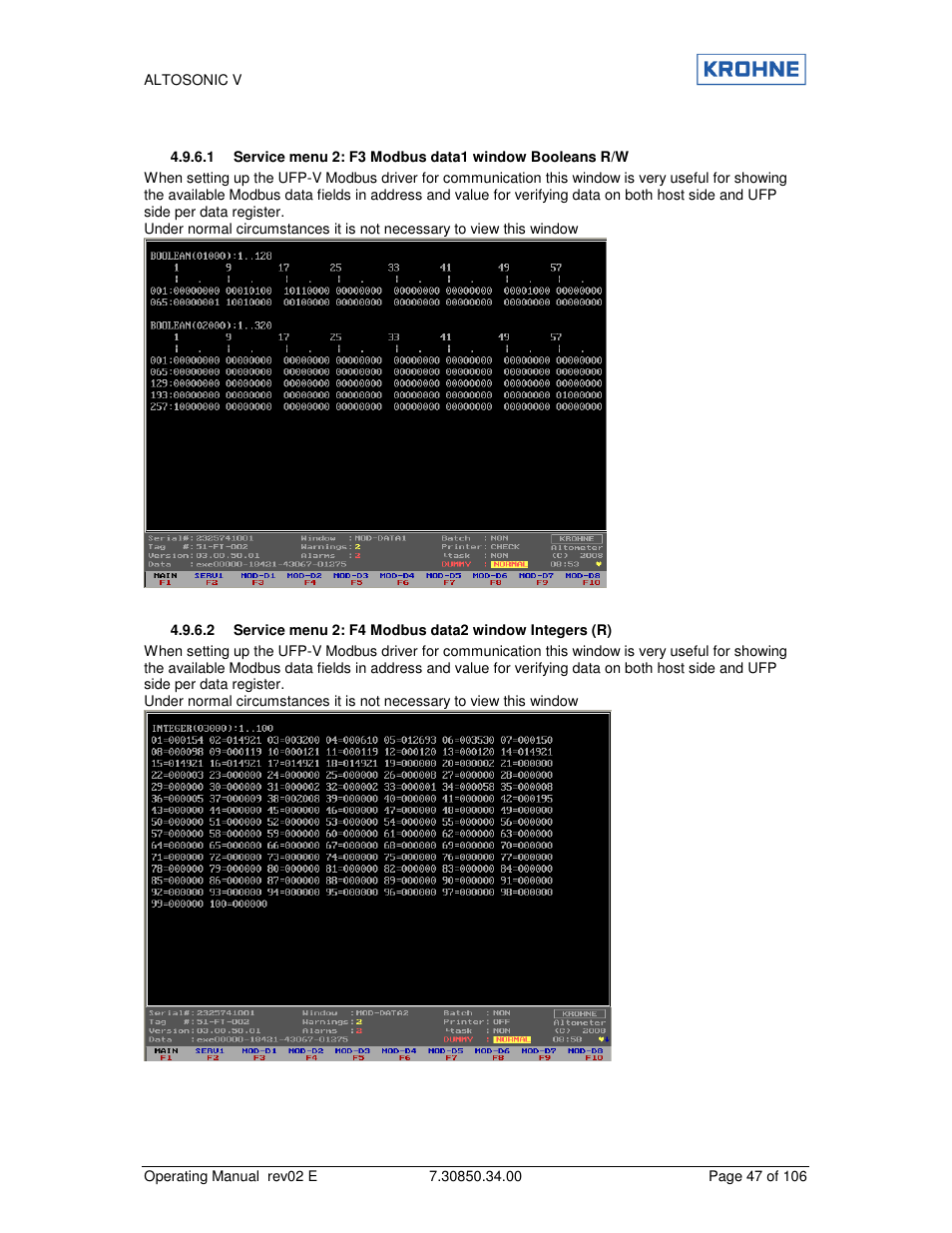 KROHNE ALTOSONIC V EN User Manual | Page 47 / 106