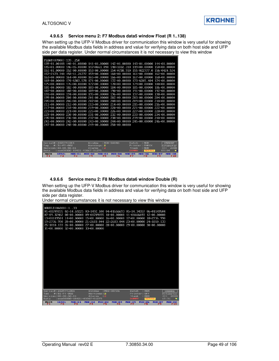 KROHNE ALTOSONIC V EN User Manual | Page 49 / 106